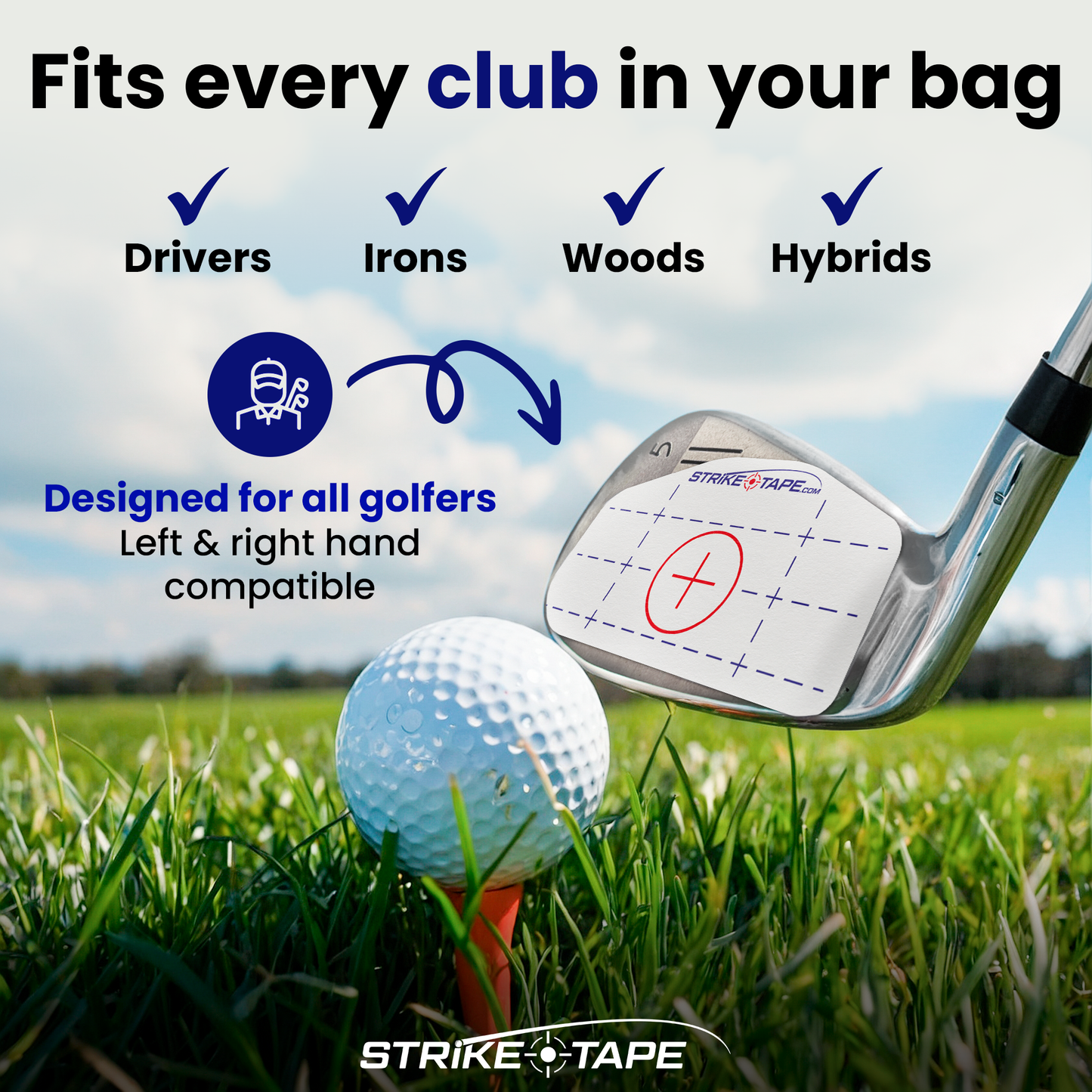Strike Tape Universal Golf Club Impact Tape