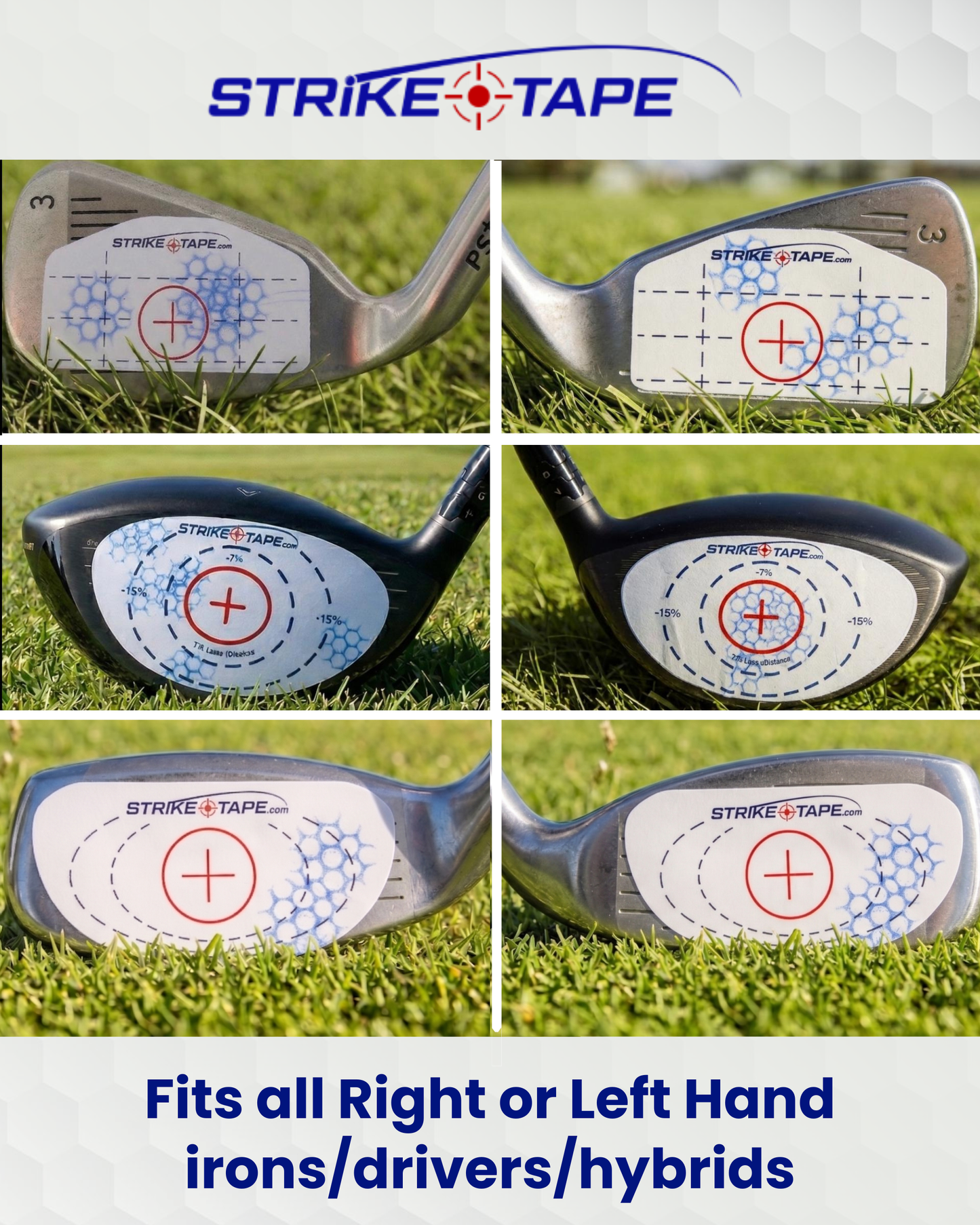 Strike Tape Universal Golf Club Impact Tape