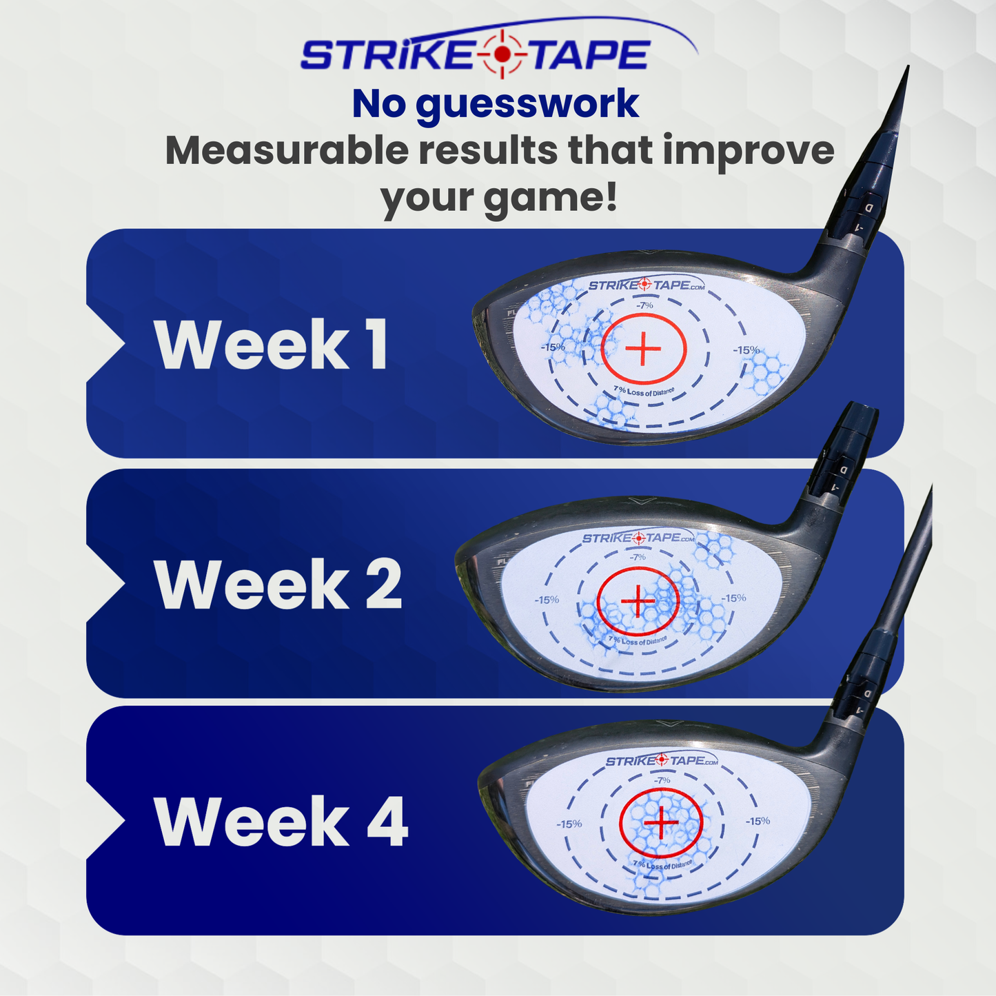 Strike Tape Universal Golf Club Impact Tape